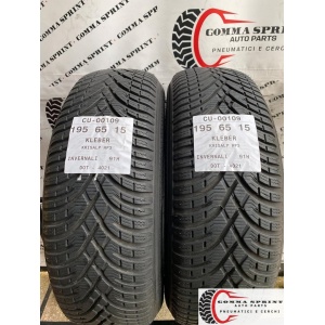 2 PNEUMATICI 195/65 R15 KLEBER INVERNALI SEMINUOVE