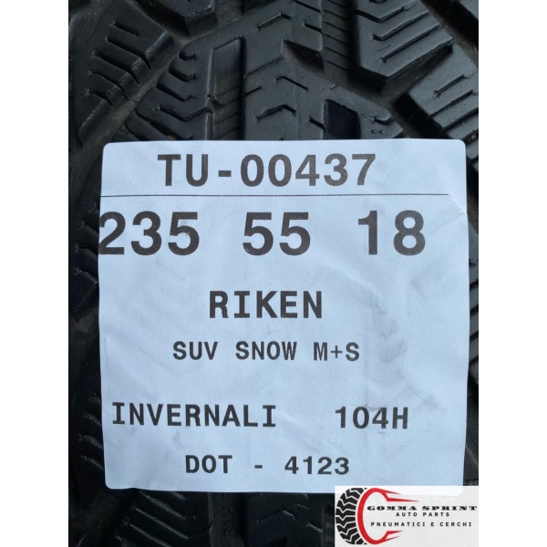 4 PNEUMATICI 235/55 R18 RIKEN INVERNALI SEMINUOVE - immagine 10