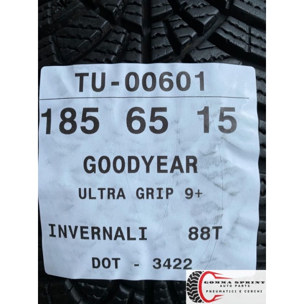 4 PNEUMATICI 185/65 R15 GOODYEAR INVERN SEMINUOVE - immagine 10