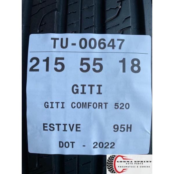 4 PNEUMATICI 215/55 R18 GITI ESTIVE SEMINUOVE - immagine 10