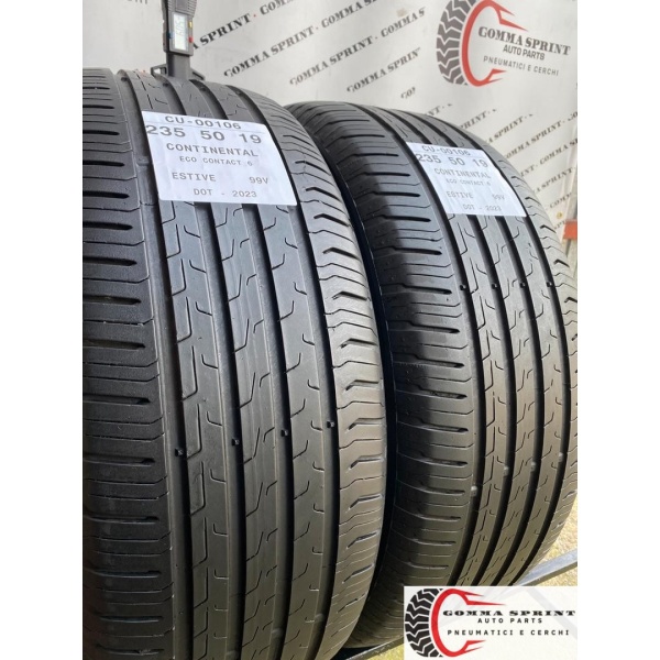 2 PNEUMATICI 235/50 R19 CONTINENTAL ESTIVE 75% - immagine 2
