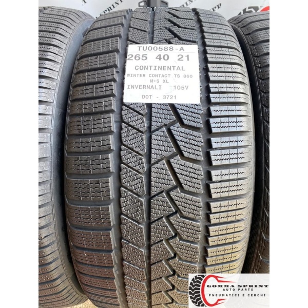 4 PNEUMATICI 265/40/21 295/35/21 CONTINENTAL - immagine 2