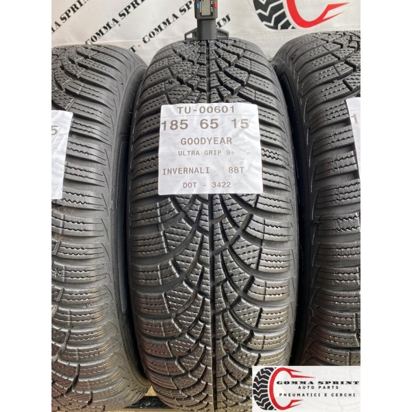 4 PNEUMATICI 185/65 R15 GOODYEAR INVERN SEMINUOVE - immagine 2