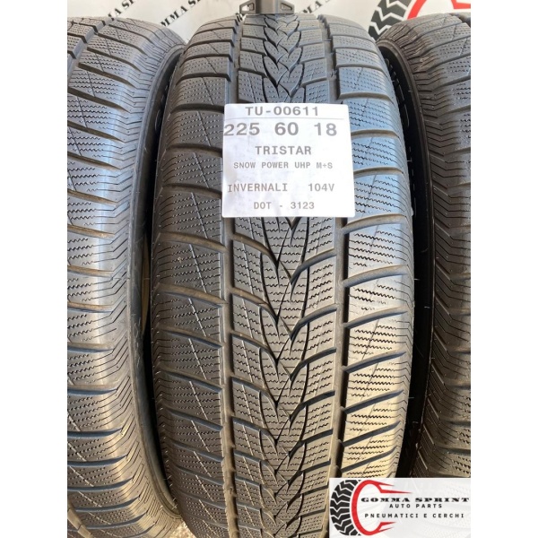 4 PNEUMATICI 225/60 R18 TRISTAR INVERNALI 95% - immagine 2