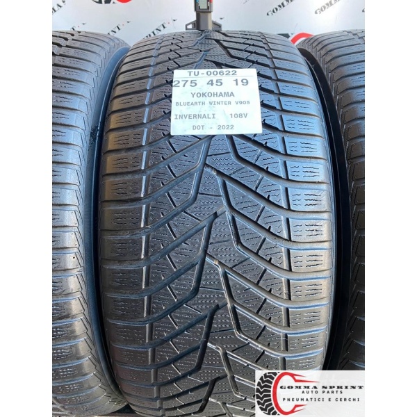 4 PNEUMATICI 275/45 R19 YOKOHAMA INVERNALI - immagine 2