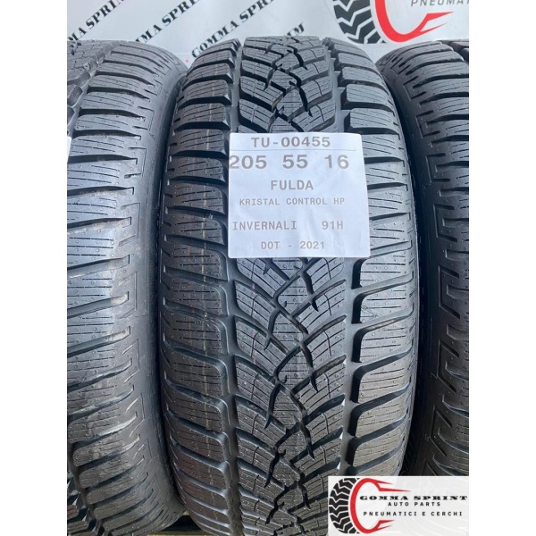 4 PNEUMATICI 205/55 R16 FULDA INVERN PARI AL NUOVO - immagine 2