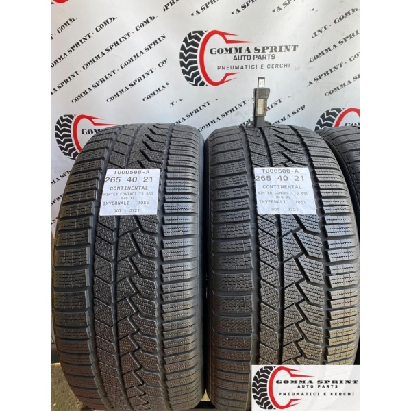 4 PNEUMATICI 265/40/21 295/35/21 CONTINENTAL - immagine 3