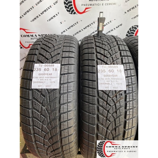 4 PNEUMATICI 235/60 R18 GOODYEAR INVERNALI - immagine 3