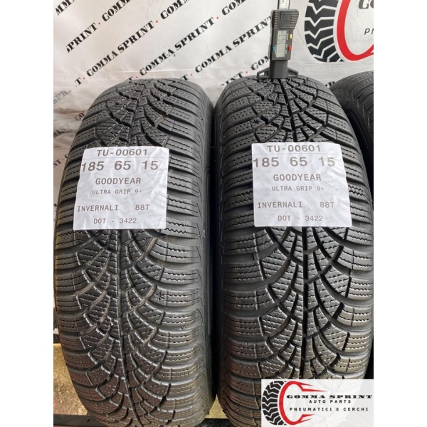 4 PNEUMATICI 185/65 R15 GOODYEAR INVERN SEMINUOVE - immagine 3