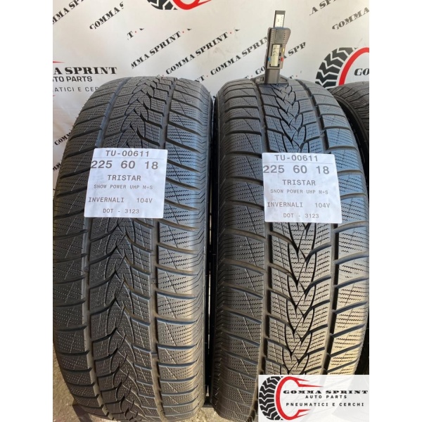4 PNEUMATICI 225/60 R18 TRISTAR INVERNALI 95% - immagine 3