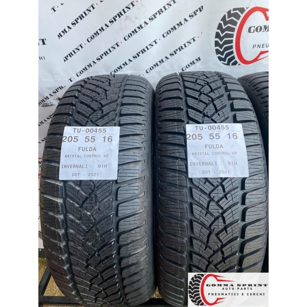 4 PNEUMATICI 205/55 R16 FULDA INVERN PARI AL NUOVO - immagine 3