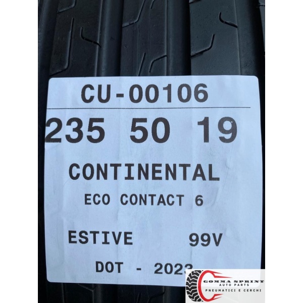 2 PNEUMATICI 235/50 R19 CONTINENTAL ESTIVE 75% - immagine 4
