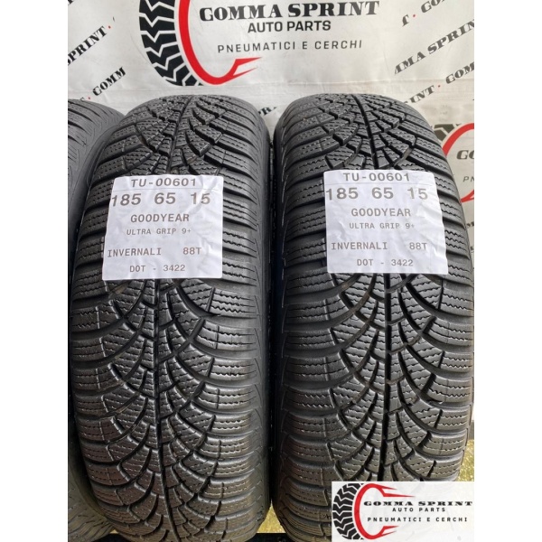 4 PNEUMATICI 185/65 R15 GOODYEAR INVERN SEMINUOVE - immagine 4