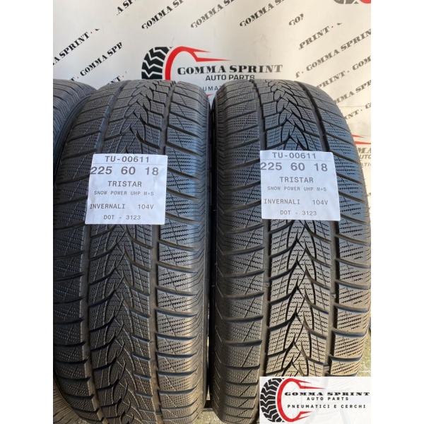 4 PNEUMATICI 225/60 R18 TRISTAR INVERNALI 95% - immagine 4