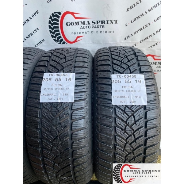 4 PNEUMATICI 205/55 R16 FULDA INVERN PARI AL NUOVO - immagine 4