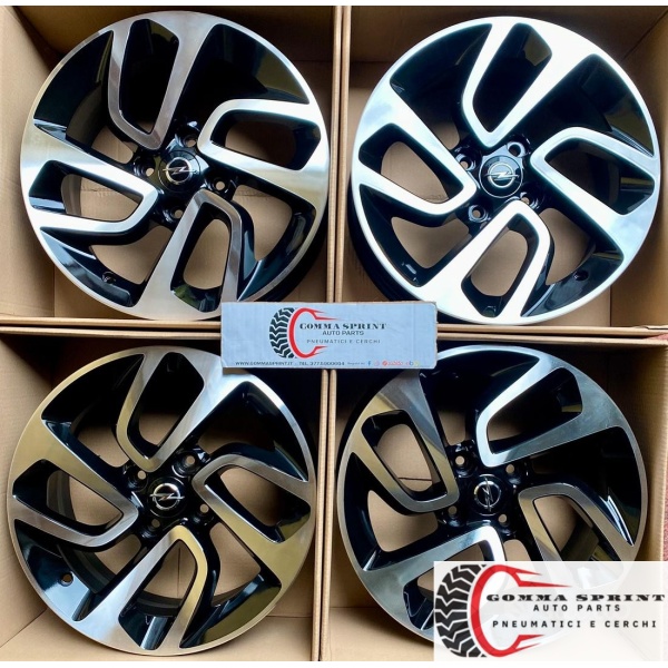4 CERCHI IN LEGA ORIGINALI RAGGIO 16 OPEL CROSSLAND - immagine 5