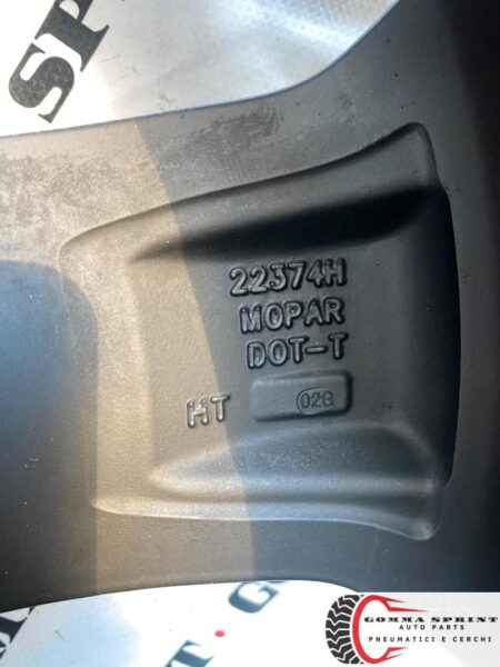4 CERCHI IN LEGA ORIGINALI RAGGIO 17 JEEP COMPASS KM0 - immagine 5