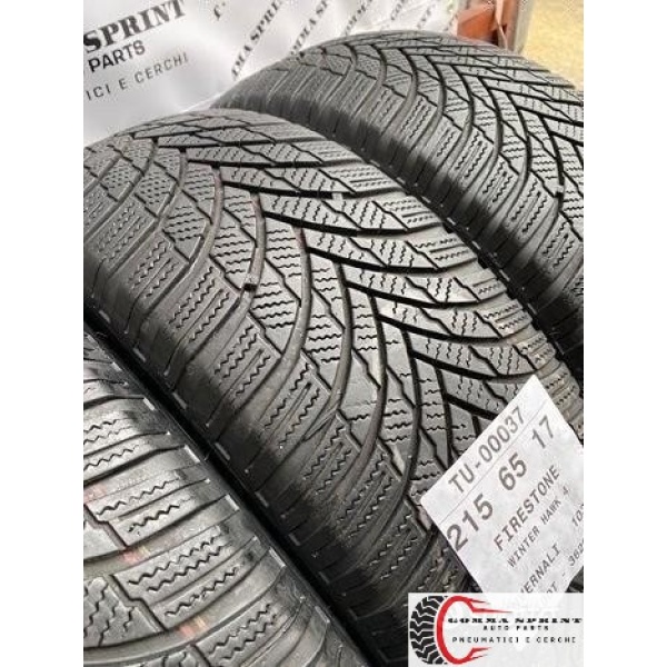 4 PNEUMATICI 215/65 R17 FIRESTONE INVERNALI - immagine 5