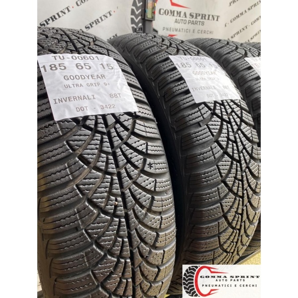 4 PNEUMATICI 185/65 R15 GOODYEAR INVERN SEMINUOVE - immagine 6