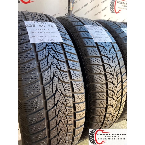 4 PNEUMATICI 225/60 R18 TRISTAR INVERNALI 95% - immagine 6