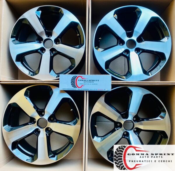 4 CERCHI IN LEGA ORIGINALI RAGGIO 17 JEEP COMPASS KM0 - immagine 6