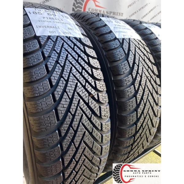 4 PNEUMATICI 185/65 R15 PIRELLI INVERNALI 95% - immagine 6