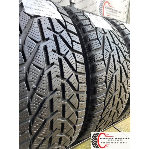 4 PNEUMATICI 235/55 R18 RIKEN INVERNALI SEMINUOVE - immagine 6