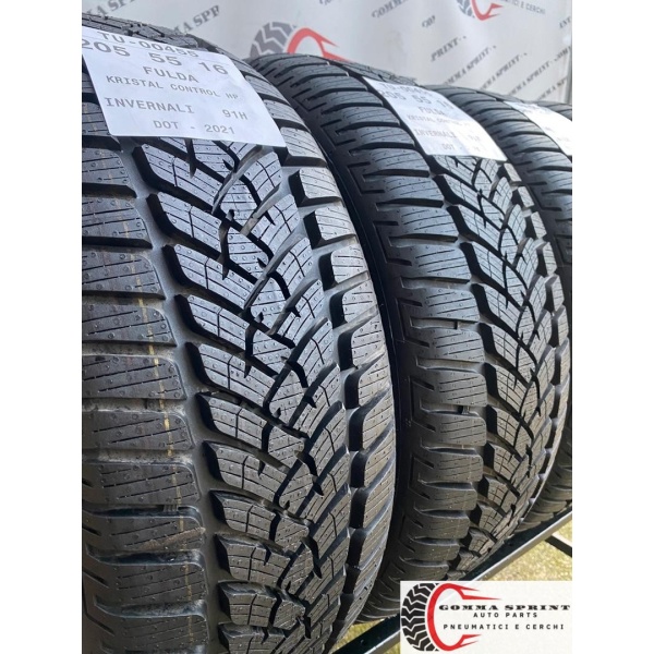 4 PNEUMATICI 205/55 R16 FULDA INVERN PARI AL NUOVO - immagine 6