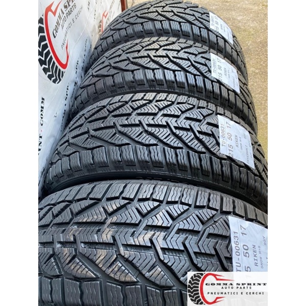 4 PNEUMATICI 215/50 R17 RIKEN INVERNALI SEMINUOVE - immagine 7