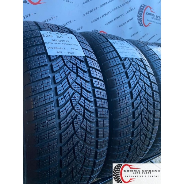 4 PNEUMATICI 225/55 R17 GOODYEAR INVERNALI 95% - immagine 7