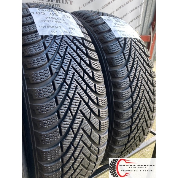 4 PNEUMATICI 185/65 R15 PIRELLI INVERNALI 95% - immagine 7