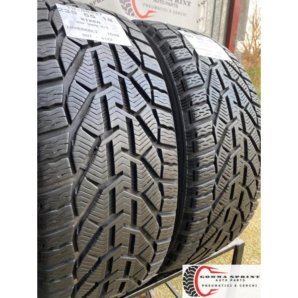 4 PNEUMATICI 235/55 R18 RIKEN INVERNALI SEMINUOVE - immagine 7
