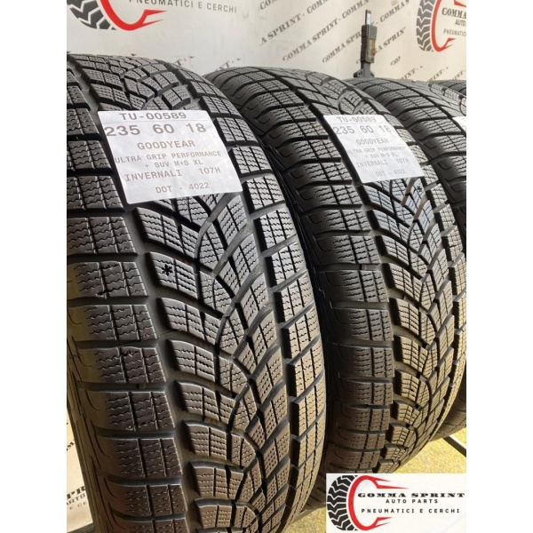 4 PNEUMATICI 235/60 R18 GOODYEAR INVERNALI - immagine 7