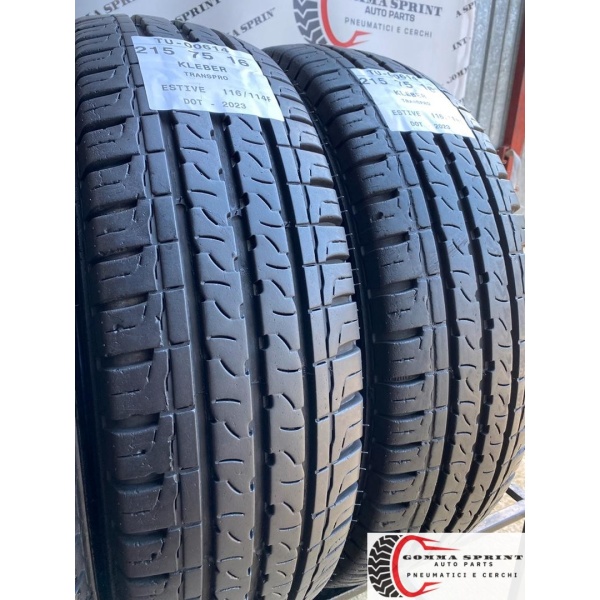 4 PNEUMATICI 215/75 R16C KLEBER ESTIVE SEMINUOVE - immagine 8