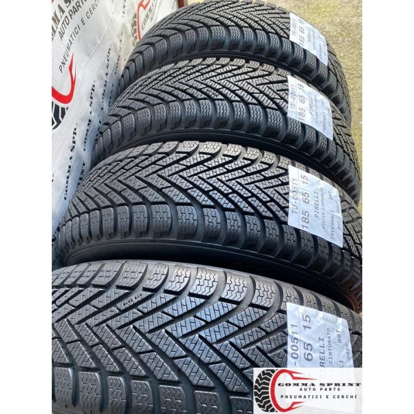 4 PNEUMATICI 185/65 R15 PIRELLI INVERNALI 95% - immagine 8