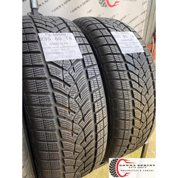 4 PNEUMATICI 235/60 R18 GOODYEAR INVERNALI - immagine 8