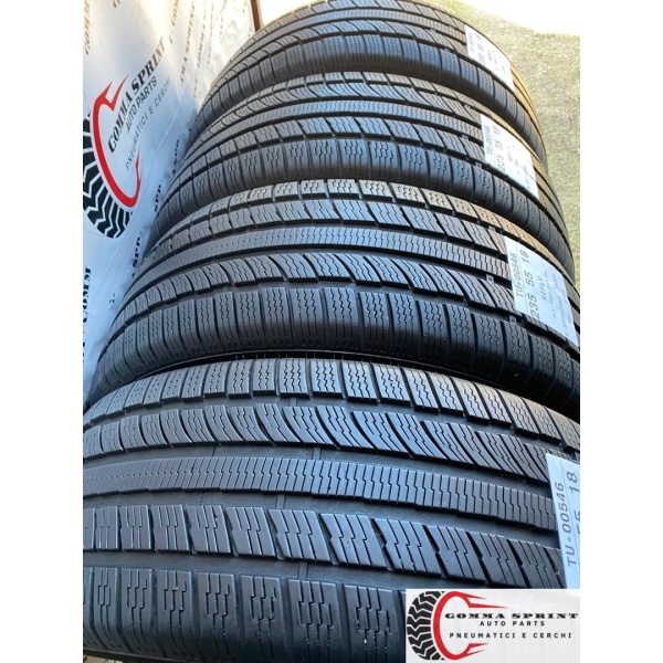4 PNEUMATICI 235/55 R18 HIFLY INVERNALI 80% - immagine 9