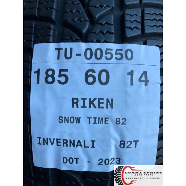 4 PNEUMATICI 185/60 R14 RIKEN INVERNALI SEMINUOVE - immagine 9