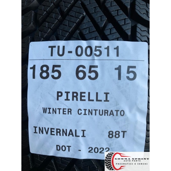 4 PNEUMATICI 185/65 R15 PIRELLI INVERNALI 95% - immagine 9