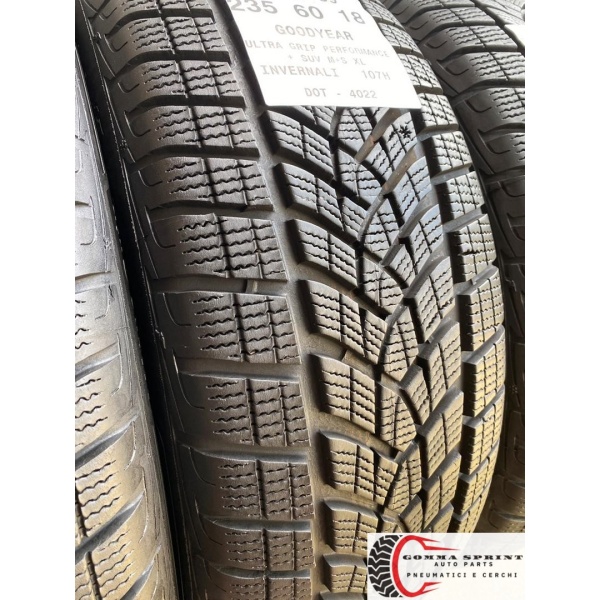 4 PNEUMATICI 235/60 R18 GOODYEAR INVERNALI - immagine 9
