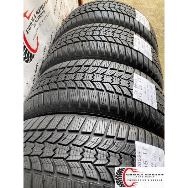 4 PNEUMATICI 215/55 R17 SAVA INVERNALI SEMINUOVE - immagine 9