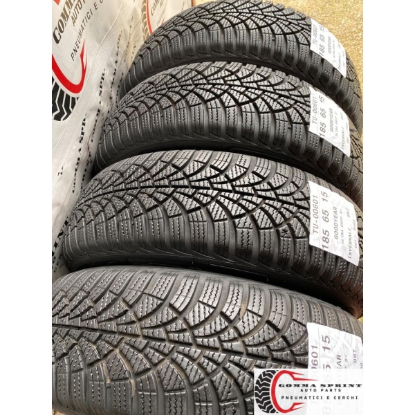 4 PNEUMATICI 185/65 R15 GOODYEAR INVERN SEMINUOVE - immagine 9