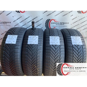 4 PNEUMATICI 215/55 R17 MICHELIN INVERNALI 75%
