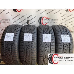4 PNEUMATICI 225/50 R17 PIRELLI INVERNALI RFT 90%