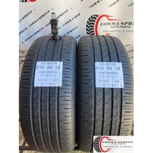 2 PNEUMATICI 215/50 R18 CONTINENTAL ESTIVE