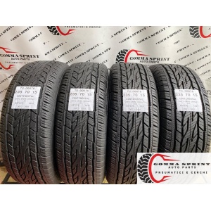 4 PNEUMATICI 235/70 R15 CONTINENTAL ESTIVE KM0