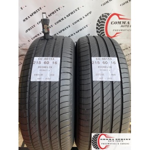 2 PNEUMATICI 215/60 R16 MICHELIN ESTIVE 80%