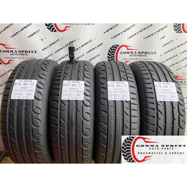 4 PNEUMATICI 215/60 R17 RIKEN ESTIVE
