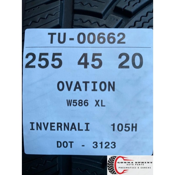 4 PNEUMATICI 255/45 R20 OVATION INVERNALI 90% - immagine 10