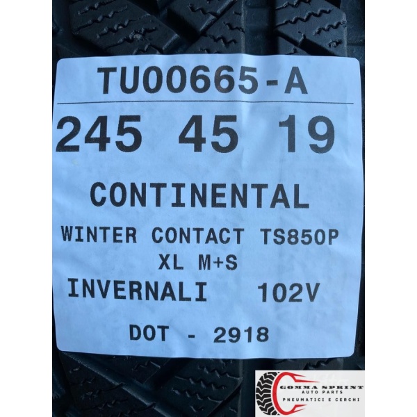 4 PNEUMATICI 245/45R19 E 275/40 R19 CONTINENTAL - immagine 11